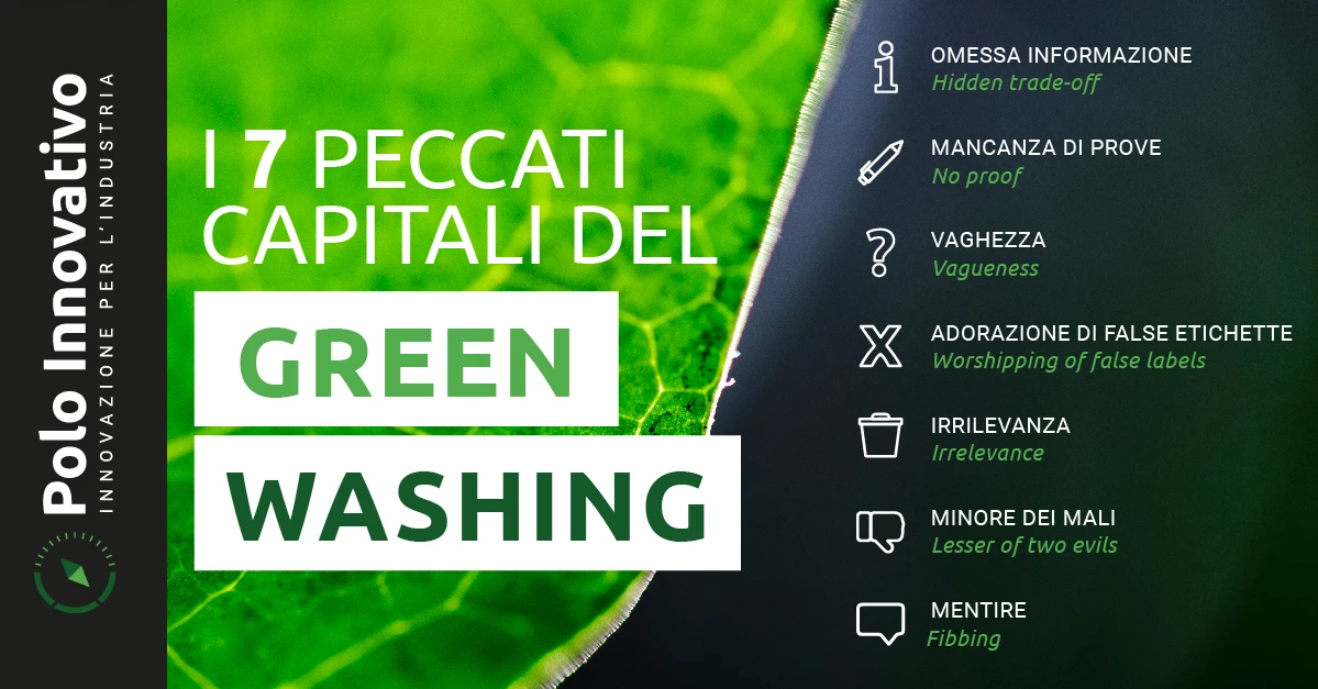 Quali sono i sette peccati capitali del greenwashing? - Polo Innovativo