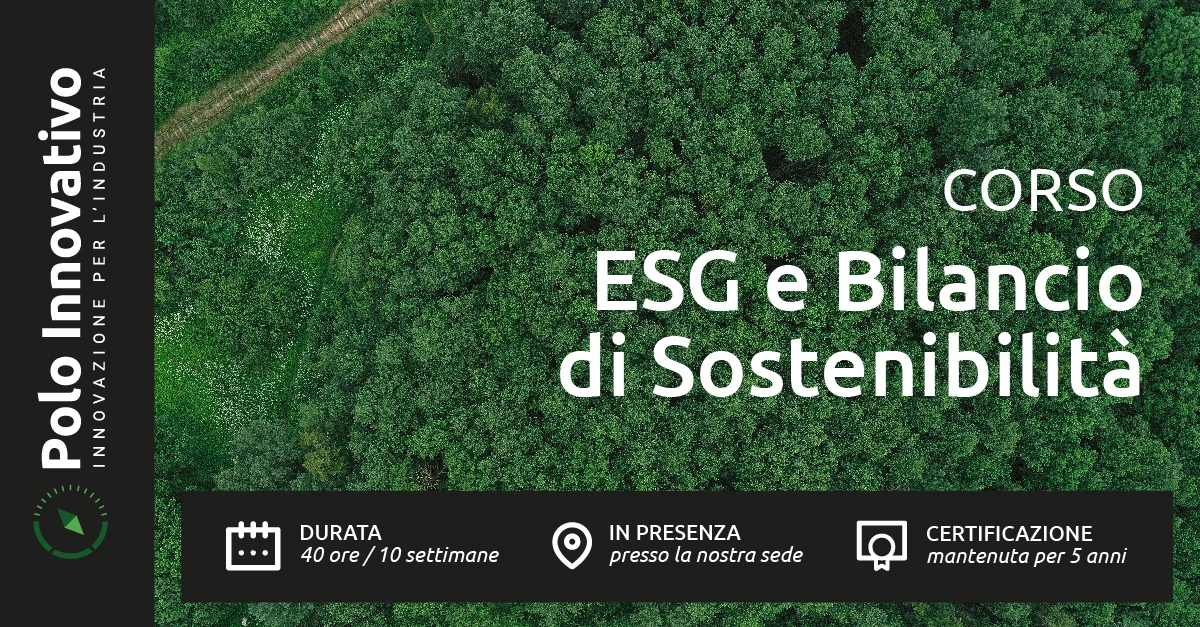 Corso ESG e Bilancio di Sostenibilità - Polo Innovativo