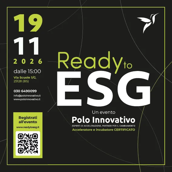 Locandina evento Ready to ESG 2026 11 - Polo Innovativo