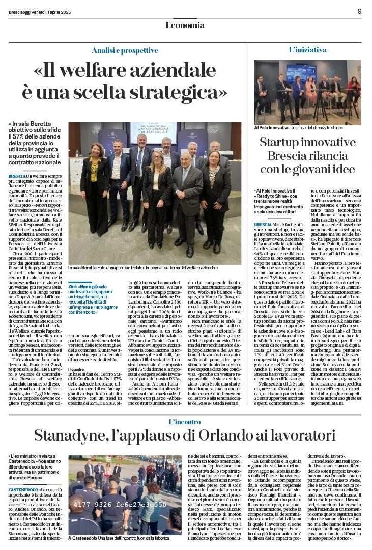 Bresciaoggi Startup innovative Brescia rilancia contratto nazionale con le giovani idee - Polo Innovativo Bresciaoggi Startup innovative Brescia rilancia contratto nazionale con le giovani idee - Polo Innovativo