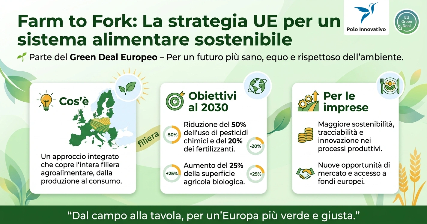 Farm to Fork: la strategia UE per un sistema alimentare sostenibile - Polo Innovativo