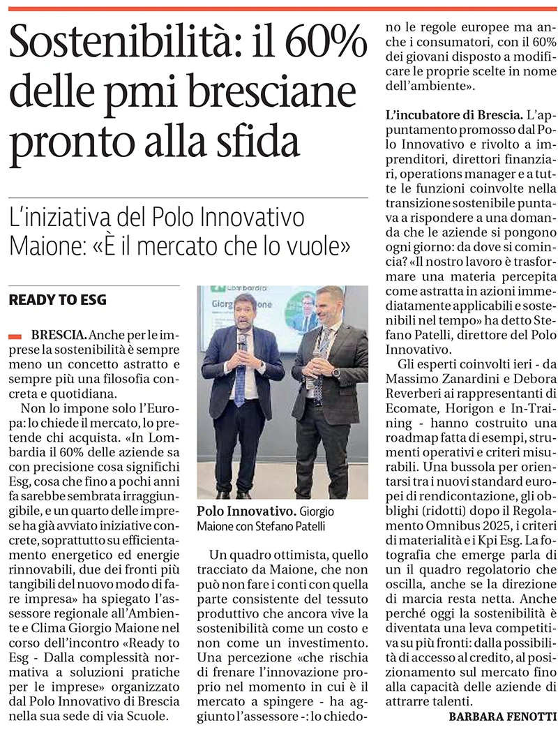  - Giornale di Brescia - Polo Innovativo